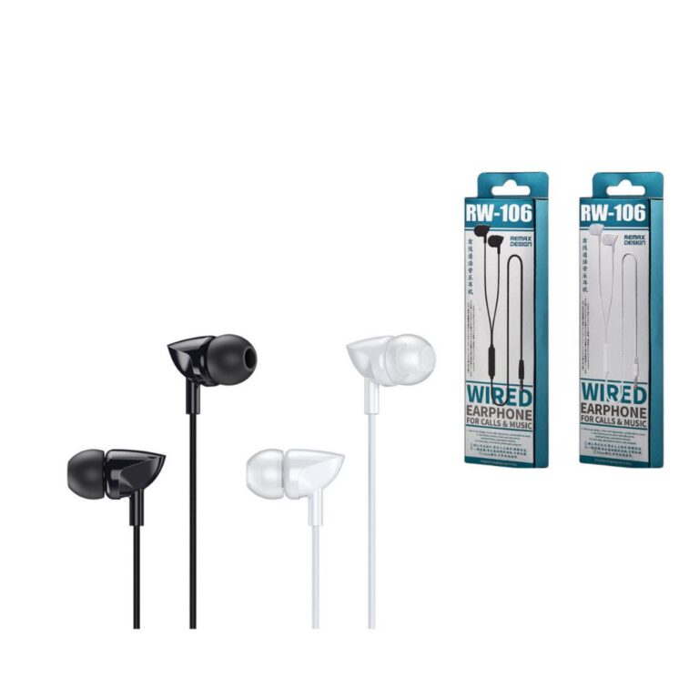 Auricular IN-EAR WIRED RW-106 M/LIBRE Blanco