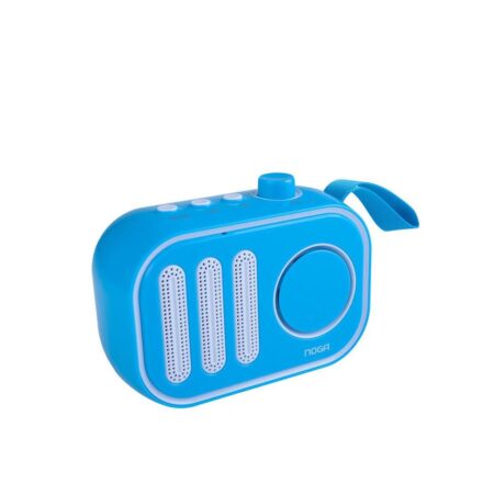 Parlante Portatil Retro Bluetooth NOGA NG-BT1002 Celeste OPORTUNIDAD!!!