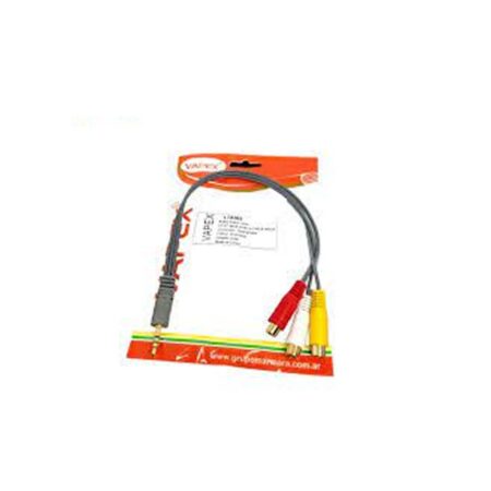 Cable VAPEX LTA069 3.5 a 3RCA Hembra