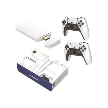 Consola de Juego EMULADOR GAME KEEN M15 2 Joy Inalambrico 2.4G WIRELESS Entrada HDMI Blanco