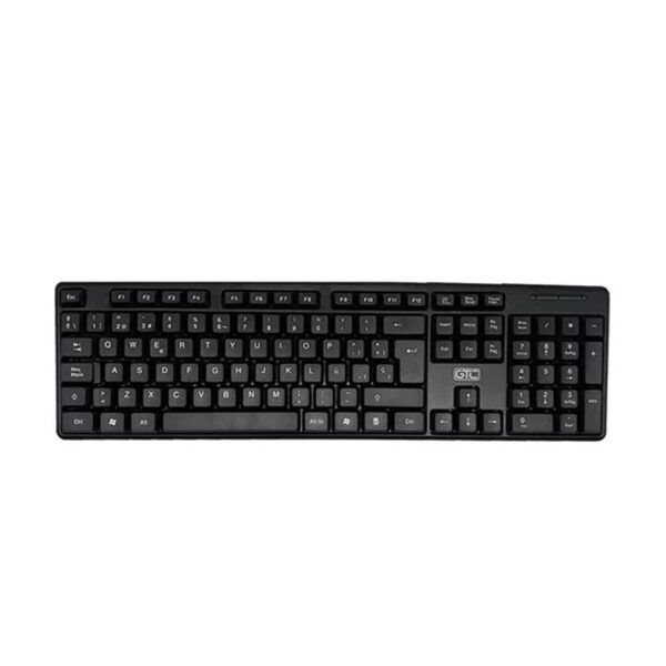 Teclado USB GTC KBG-206 Standard Negro