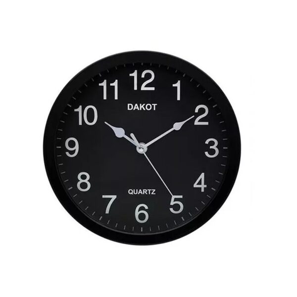 Reloj Pared DAKOT PP40 Redondo Negro
