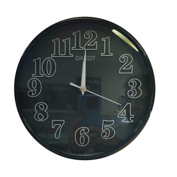 Reloj Pared DAKOT PP70 Redondo Negro