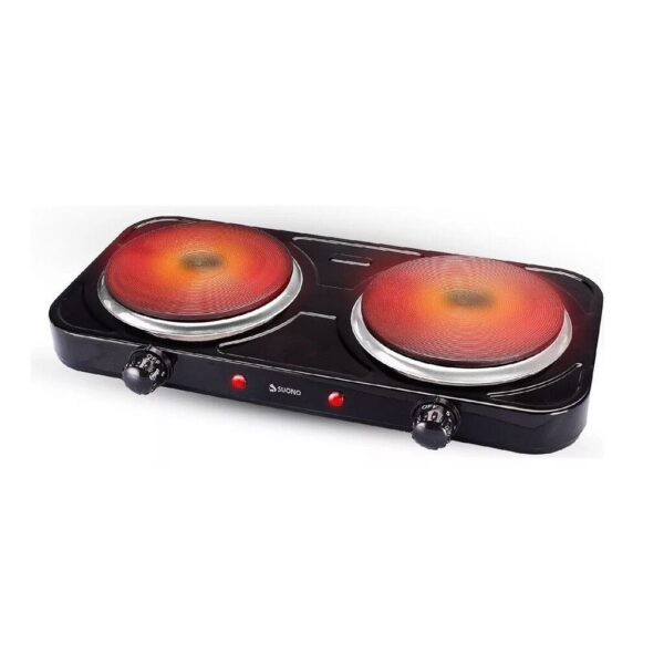 Anafe Electrico Suono HOG0164 2000W Doble Hornalla