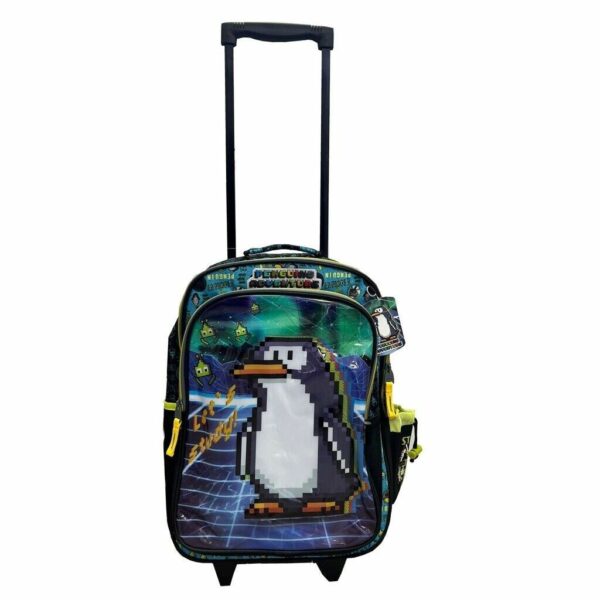 Mochila con Carrito Diseño Pingüino