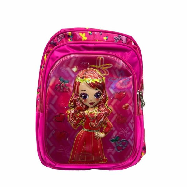 Mochila sin Carrito Diseño Grande Princesa Rojo