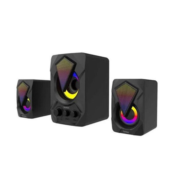 Parlante PC Gamer Targa Diamond Pro USB Led 2.1