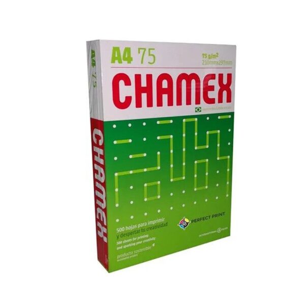 Resma A4 CHAMEX 75gr x500