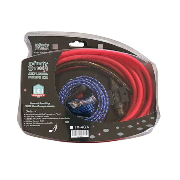 Kit para Potencia Infinity Tech 4 Gauge 2500W  TX-4GA