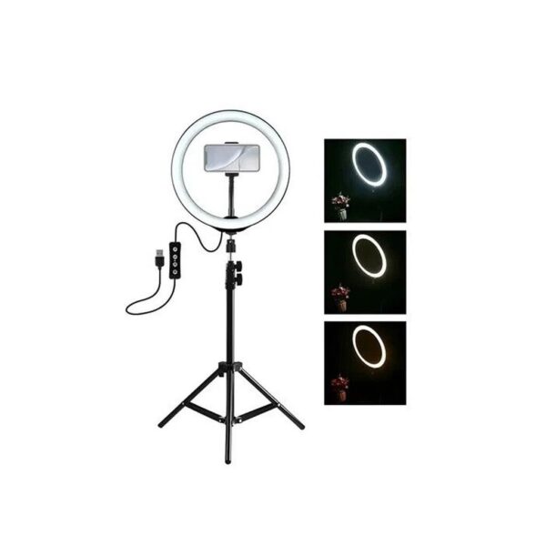 Aro Luz Selfie 26cm 10´´ QX-260 C/Tripode