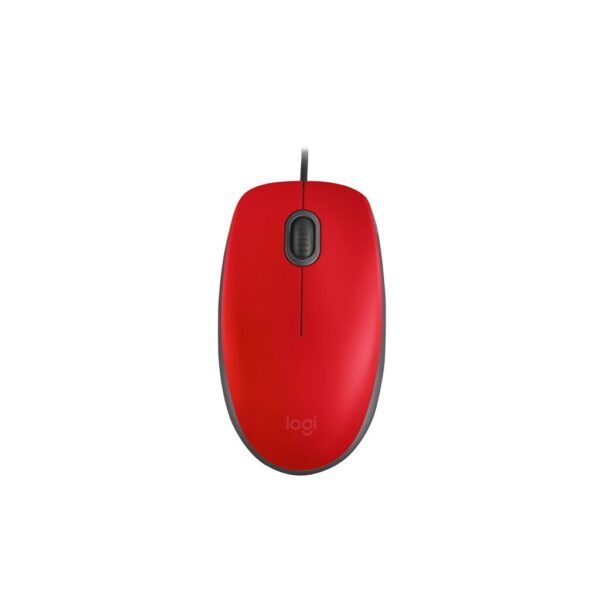 Mouse USB LOGITECH M110 Silent Rojo