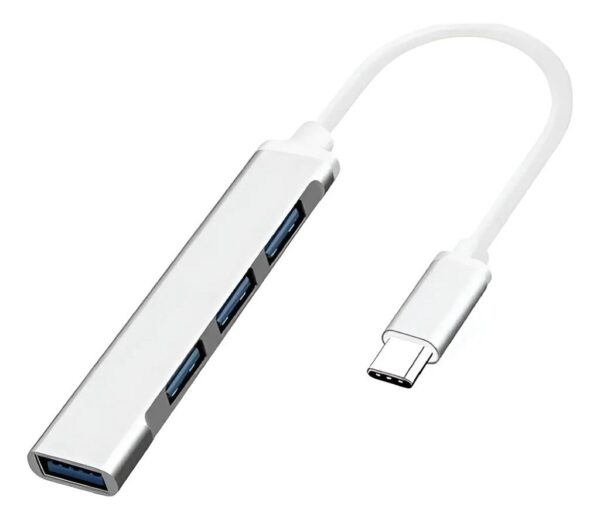 Hub TIPO C NETMAK NM-TC09 4 Puerto USB Slim