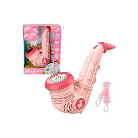 Pistola Burbujera SAXO con Correa Rosa P81608