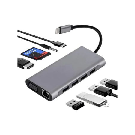 Hub TIPO C SEISA BYL-2003 USB 11 en 1