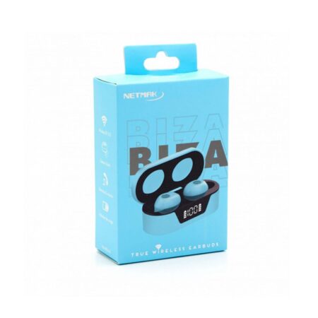 Auricular Mini TWS NETMAK NM-BIZA Azul