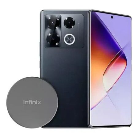 Celular INFINIX Note 40 5G 16GB (8+8)/256GB Dual Sim + MagPad Pad 15W Obsidian Black