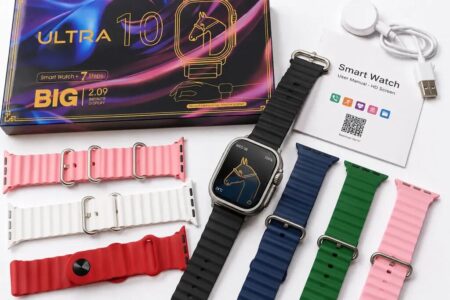Reloj Smartwatch Ultra 10 TH-8 7 mallas