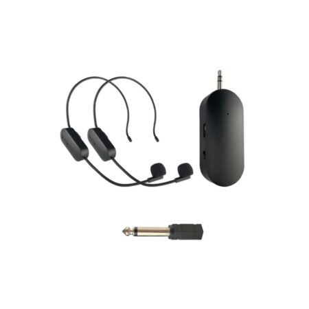 Microfono Corbatero AY-102 Inalambrico 2.4G Doble