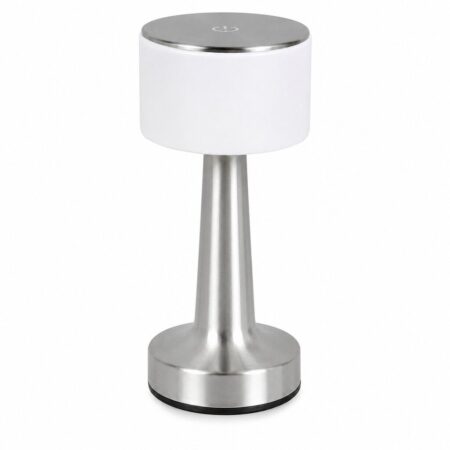 Lampara Velador Led Desk TL02 Silver