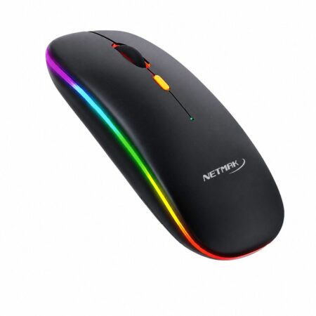 Mouse Inalambrico NETMAK NM-MW90 Negro Recargable