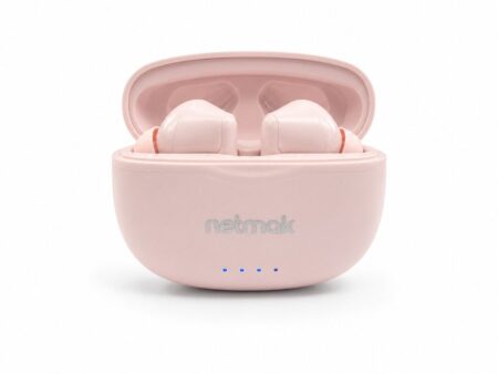 Auricular Mini TWS NETMAK NM-MELOW Rosa