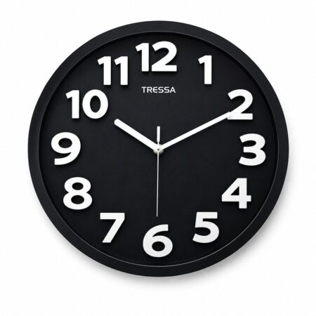Reloj Pared Tressa T-RP103 Negro