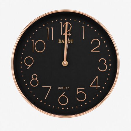 Reloj Pared DAKOT PP37 Redondo Rose con Negro