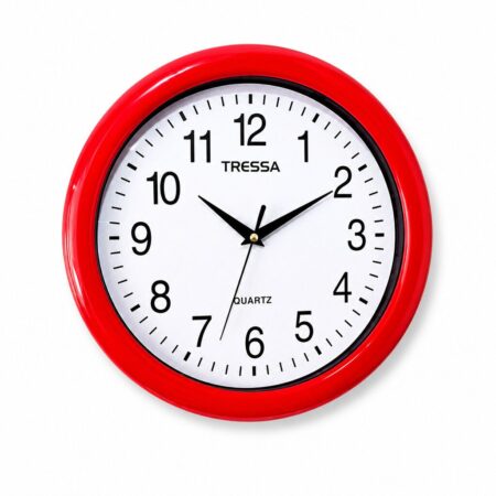 Reloj Pared Tressa T-RP101 Rojo