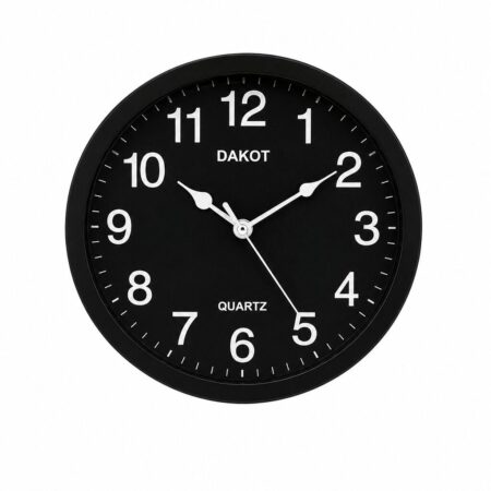 Reloj Pared DAKOT PP40 Redondo Negro
