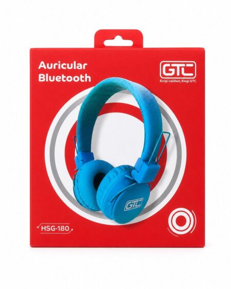 Auricular Bluetooth FM GTC HSG-180 Rojo