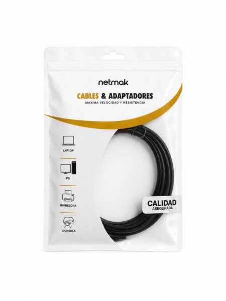 Cable Optico 3Mts NETMAK NM-C101 TOSLINK