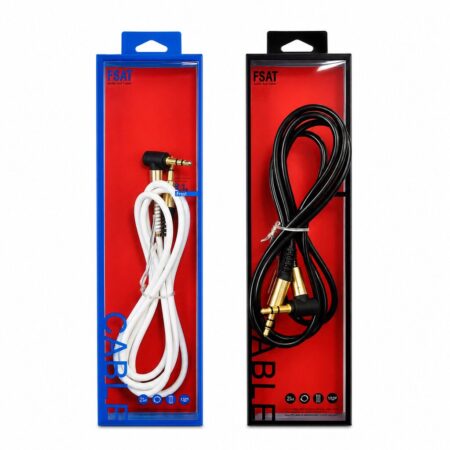 Cable Aux Plug 3.5 RESORTE FSAT AA7175/1096P 1mt