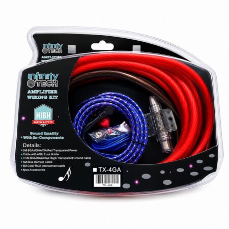 Kit para Potencia Infinity Tech 4 Gauge 2500W  TX-4GA