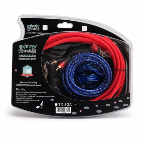 Kit para Potencia Infinity Tech 8 Gauge 1200W  TX-8GA