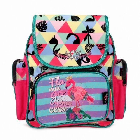 Mochila sin Carrito Diseño Mediana Flamingo Princess