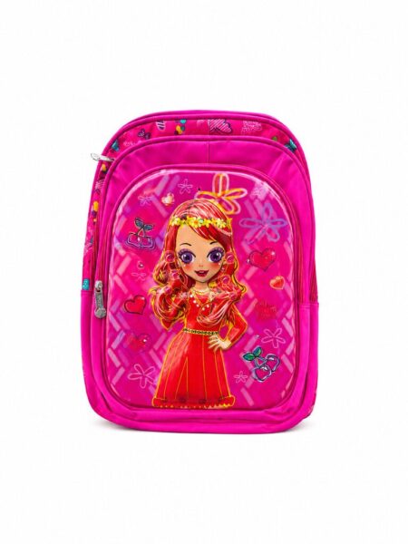 Mochila sin Carrito Diseño Grande Princesa Rojo