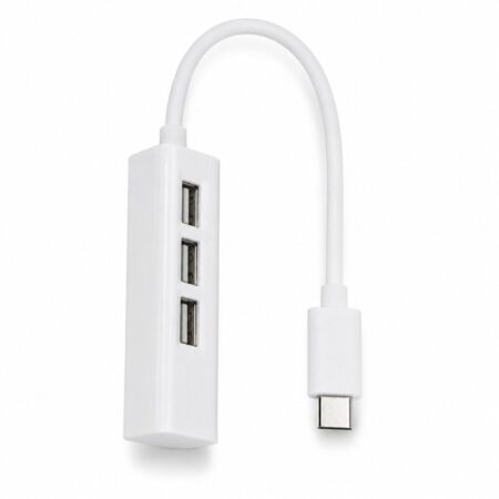 Hub TIPO C NETMAK NM-TC40 3 Puerto USB + RJ45