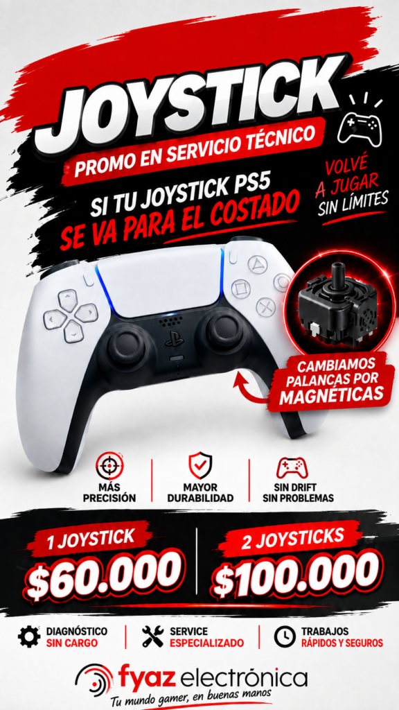 Servicio Tecnico Joystick Ps5