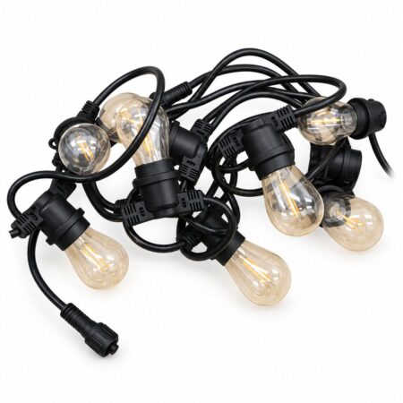 Guirnalda X5 Metros 10 Focos  COLGANTE LED con Lamparas