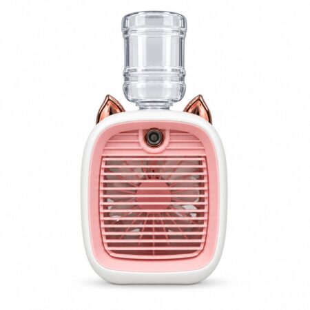 Ventilador Portatil con SPRAY con Orejitas y Dispenser FX-918