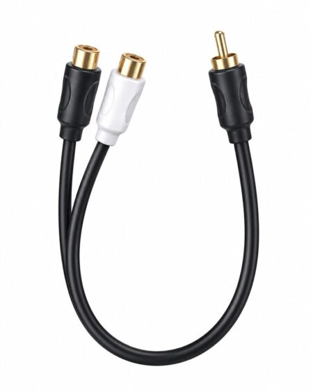 Derivador Adaptador RCA 2H y 1M