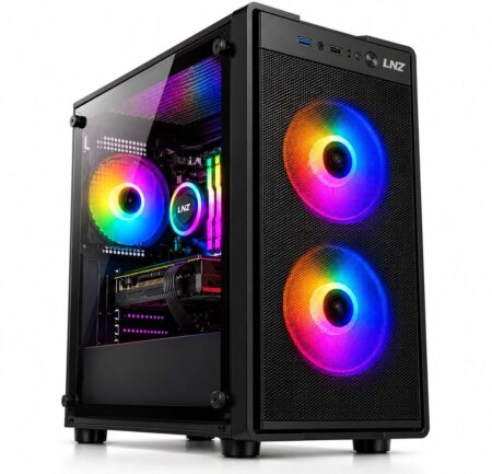 Gabinete LNZ M11 M-ATX / ITX/3 Coolers F-RGB