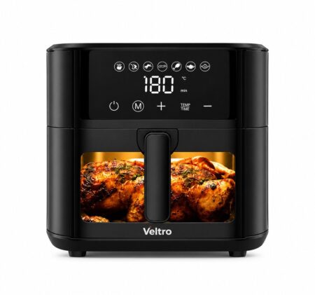 Freidora De Aire Veltro Roma  VOAF08G 8L 1700W Negro