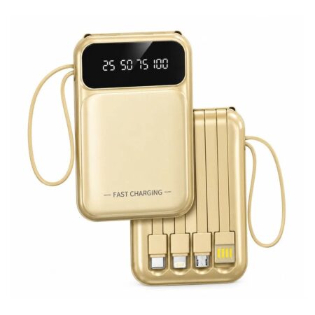 Power Bank Ibek PD-26526 10.000mAh  Incluye Adaptadores de Carga
