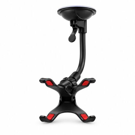 Soporte Para Celular Auto Ventosa NETMAK NM-HC21 Brazo Flexible
